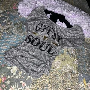 Gypsy Soul Top W/ Black Ribbon